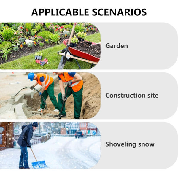 Skovl Håndtak Plast D Håndtak Erstatning Parker Gaffel Håndtak Snø Skovl Graving Rake Skovl Snø Skovl Snø Skovl Snø Hage Tilbehør