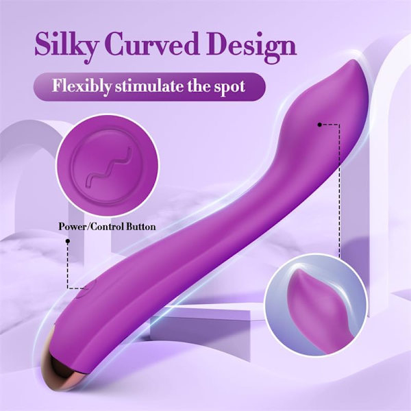Voksen Sexlegetøj G-Punkt Vibrator, 10 Vibrationer Anallegetøj G-Punkt Legetøj Brystvorte Klitoris Stimulator Kvinde Sexlegetøj Vibrator