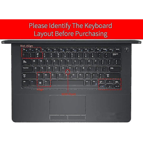 Tastaturcover til Dell Latitude E7450 E7470 E5470 E7480 5480 5490 5491 7490, Dell Latitude 3340 E33