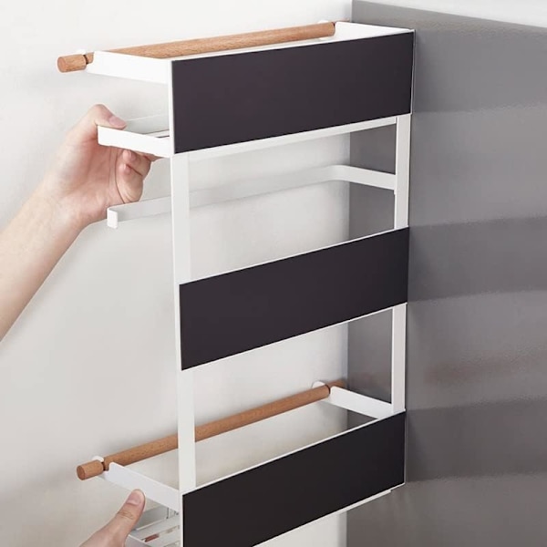 Järnförvaringsställ, köksförvaringsställ, magnetiskt kylskåpsställ