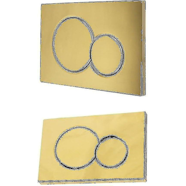 2024 Geberit Sigma01 Dual Flush Plate, Chrome Finish, 115.770, Gold-hhny