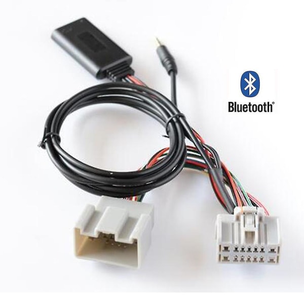 Auton Bluetooth 50 Langaton puhelinsoitto Handsfree Aux In Adapteri Volvo C30 S40 V40 V50 S60 S70 C70 V70 Xc70 S80 Xc90 mikrofonilla