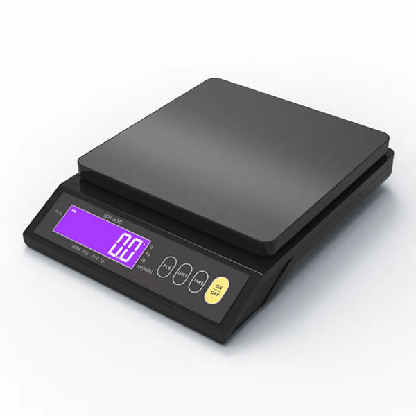 10 kg / 0,1 g Keittiövaaka Musta LED-näyttö, IP67 Vedenkestävä, Tarkka Kotivaaka Laskutoiminnolla, Nollattava Toiminto, Yksikkömuunnostoiminto