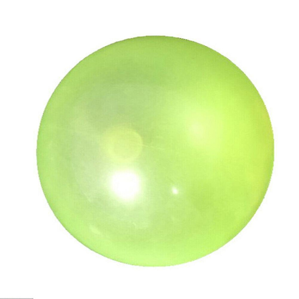 Børne Boblebold Legetøj Oppustelig Vandbold Blød Gummibold Jelly Ballonbolde Til Børn Udendørs Fest（S 120cm，Grøn）