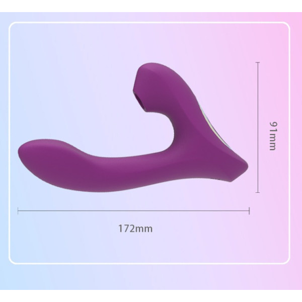 Klitorissugare Kvinnlig Masturbator AV Vibrator Stick Sexleksak