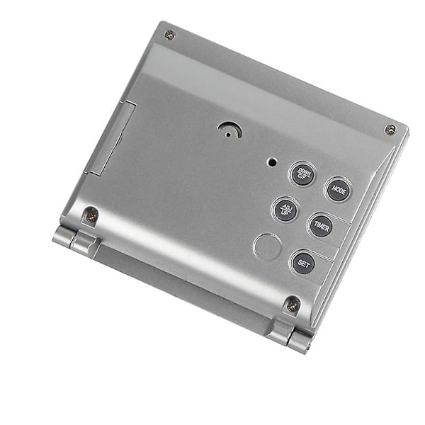 Digital resetimer LCD-klocka Kompakt LCD-bordsklocka