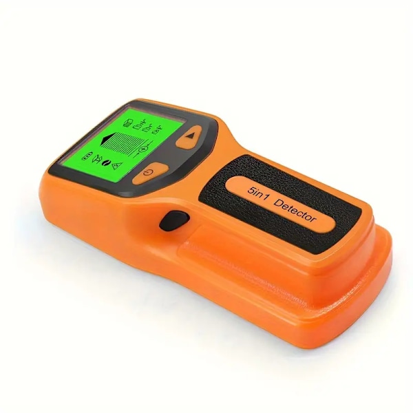 Regelfinnare Väggskanner, 5 i 1 Regelfinnare, Väggmetalldetektor (Kräver 1*9V batteri, batteri ingår ej)
