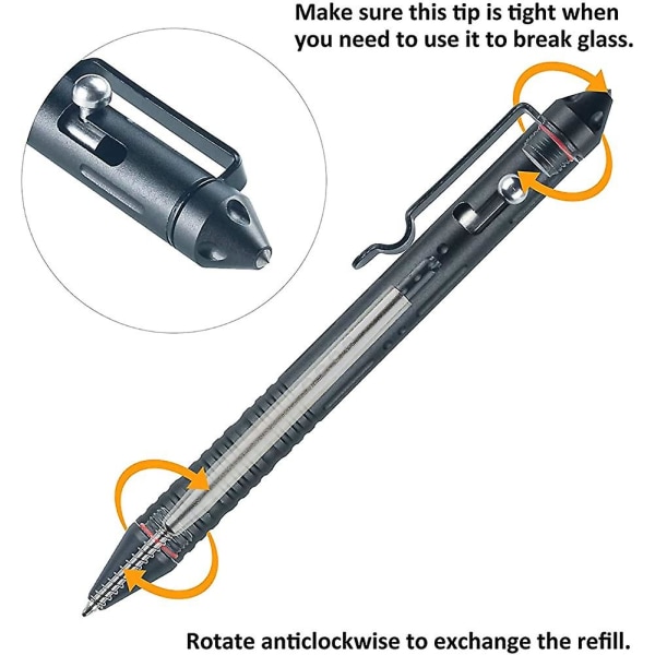 Bolt Action Pocket Pen Kulepenn For Business Office Premium Cnc Processing
