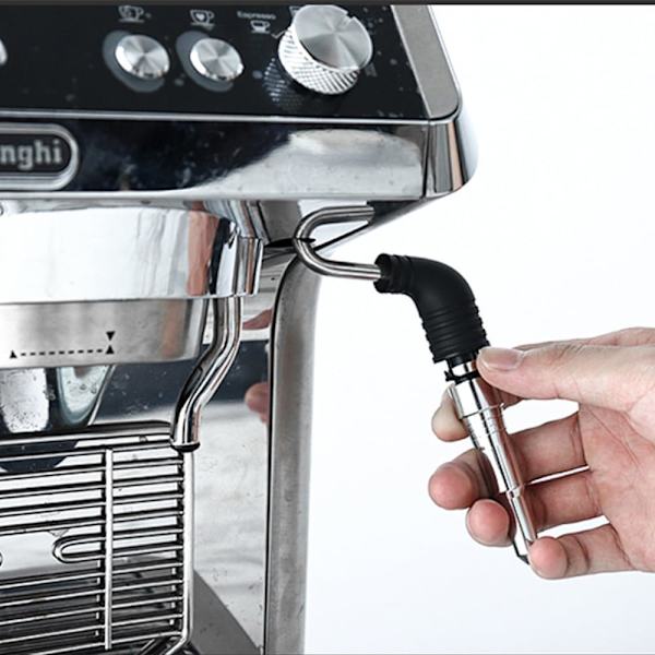 Dampstangs til Delonghi ECP3420/310/330/EC9335/9665/EC680685/ECAM22.110.SB Kaffemaskine, Rustfrit Stål Espresso Dampdyse
