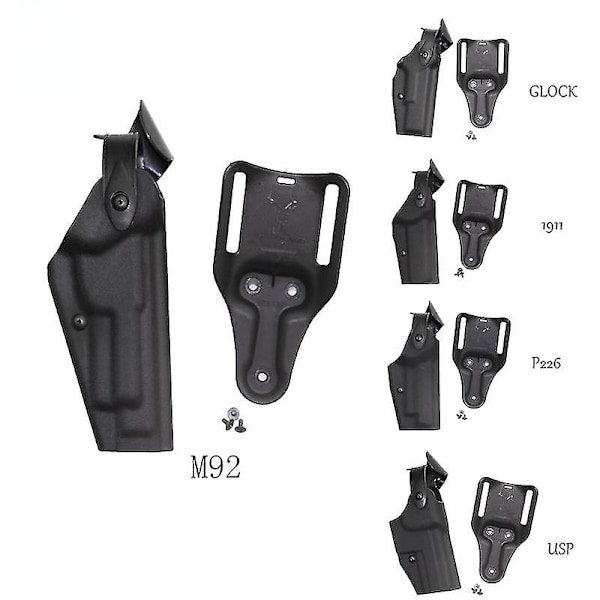 Safariland-1911-uden Lampe Talje Tactical Holster Legetøjshylster