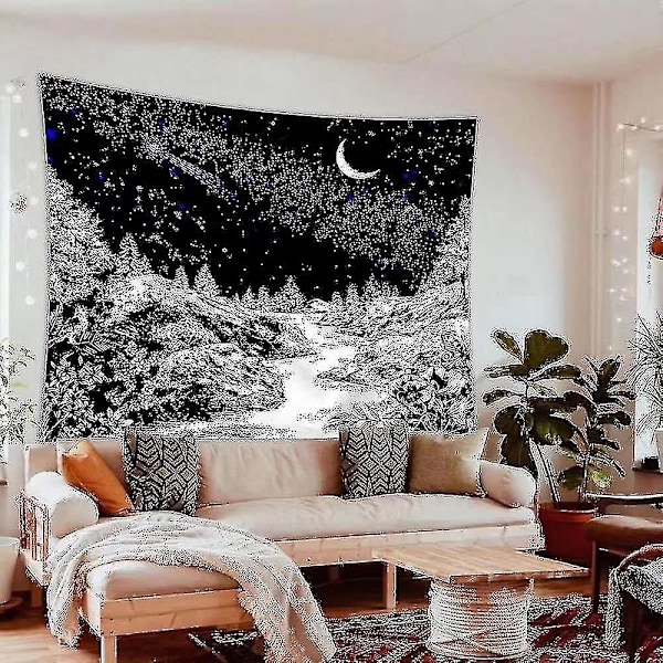 Hem\u0026 Levande gobeläng Psykedelisk vägghängande bakgrund Tygkonst（150*200 cm）