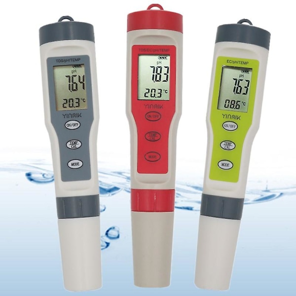 Detektor | Bärbar Ph vattenkvalitetstestare