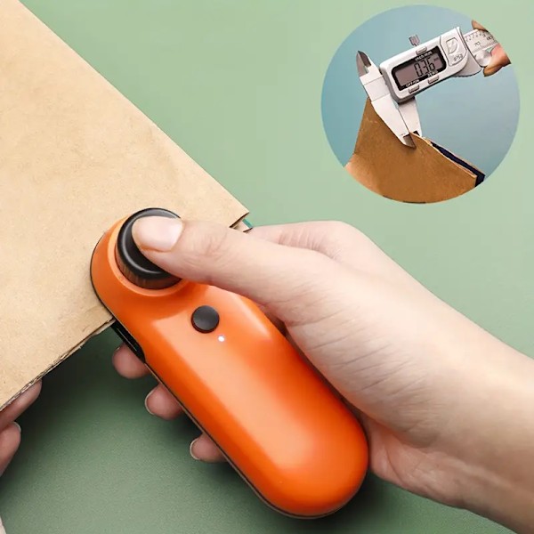 Mini Bag Sealer - Oppladbar, bærbar mini varmeforsegler, oppbevaringspose, plastpakket snacksforsegling, klipsposer, håndholdt varmeforsegler, plastposeforsegler