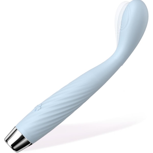 Sexleksaker för kvinnor, G-punktvibrator med 10 kraftfulla vibrations- och värmefunktioner (blå)