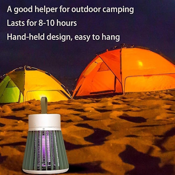 Mozz Guard Mosquito Zapper - Bedbugs Heater, BuzzBug Mosquito Killer, USB-lading, Perfekt for utendørs og innendørs
