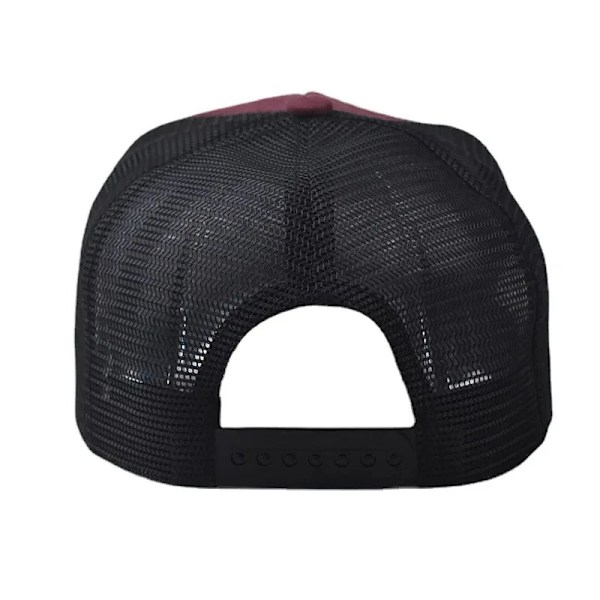 Snabbtorkande Keps Truckerkeps Meshkeps Sportkeps för Män Justerbar Basebollkeps Löparkeps Utomhussportkeps Wine Red Adjustable