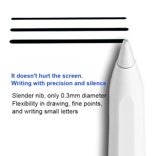 Stylus Pennor För Samsung Galaxy Tab A9 A9+ S9FE S9+S8+S7+S7FE S6lite A7 A8 A7lite Uppladdningsbar Tilt Känslighet Penna för Android M503 white