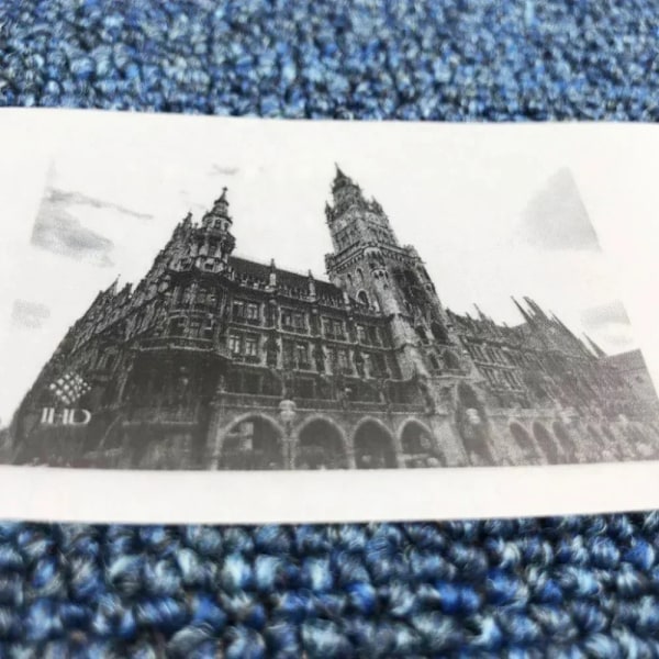 Transparent Termiskt Självhäftande Papper, 57x25mm Används För Mikro Termisk Skrivare Fotoutskriftspapper 3Roll Black On Clear