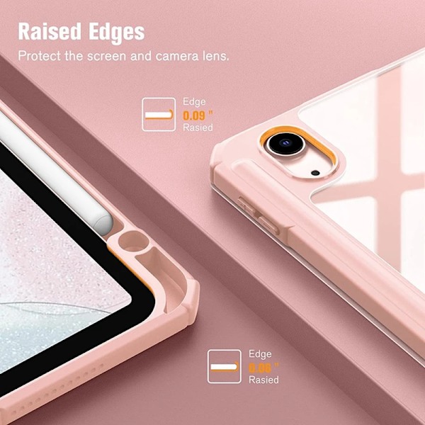 Smart PU-fodral för iPad Air 4:e 5:e iPad 10:e 10.9 Funda för iPad Pro Air 11:e 11 7:e 8:e 9:e 10.2 2 9.7 3 10.5 Transparent Skal picture PP iPad 7th 8th 10.2
