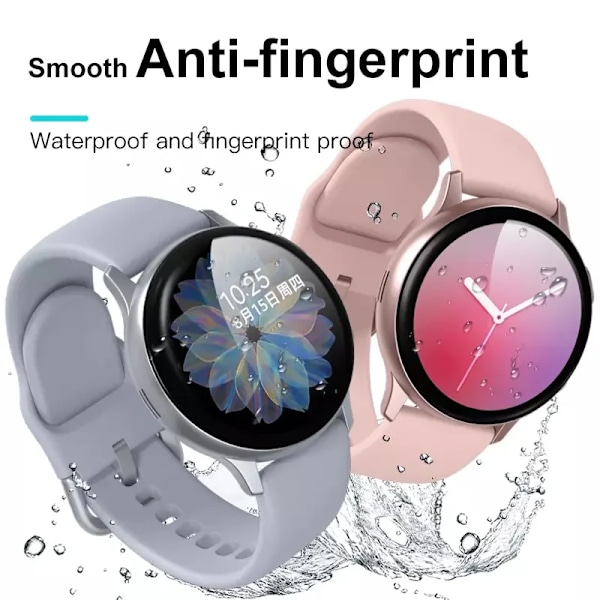 1/2/3ST 20D Böjd Kant Skärmskydd Glas För Samsung Galaxy Watch Active 2 4 40mm 44mm Skyddande Härdat Glas Film 3PCS Active2 40MM