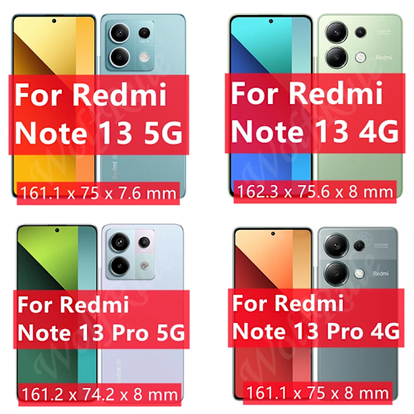 6-i-1 Skyddsglas För Xiaomi Redmi Note 14 Glas Redmi Note 14 5G Härdat Glas 9H Skärmskydd Redmi Note 14 5G Linsglas 2 Glass and 2 Lens Note 14 5G