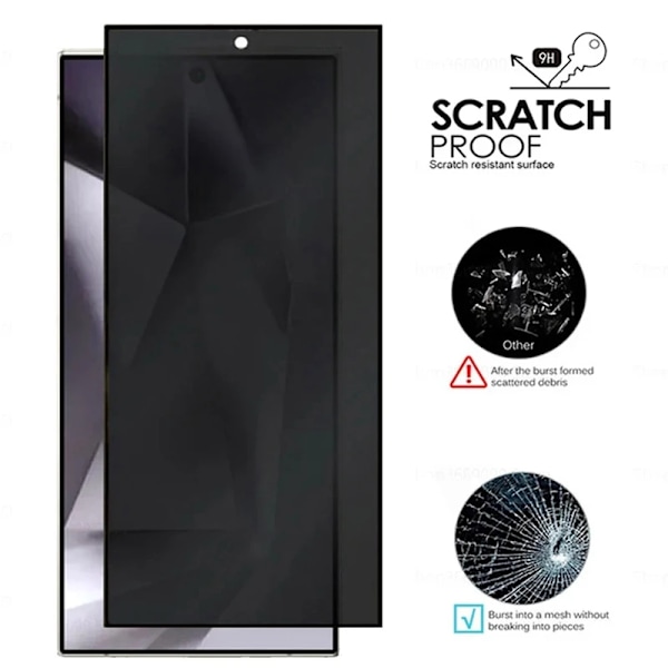 Sekretesshärdat glas för Samsung Galaxy S24 Ultra S24 Plus Anti Spy skärmskydd för Samsung S24+ S25Plus S25Ultra glas For S24 Plus