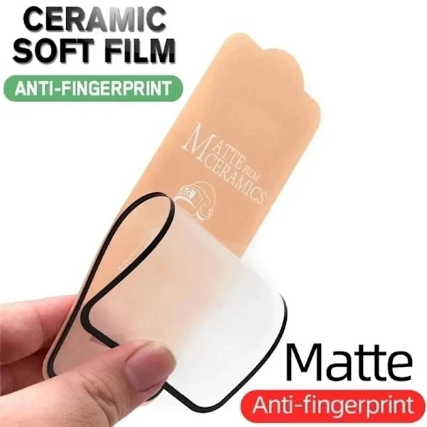 4 st Matt Keramisk Film för Samsung A55 A16 A35 A15 A54 A34 A14 A24 Skärmskydd för Samsung A53 A13 A33 A52S A56 Mjuk Film A12 4 Pieces