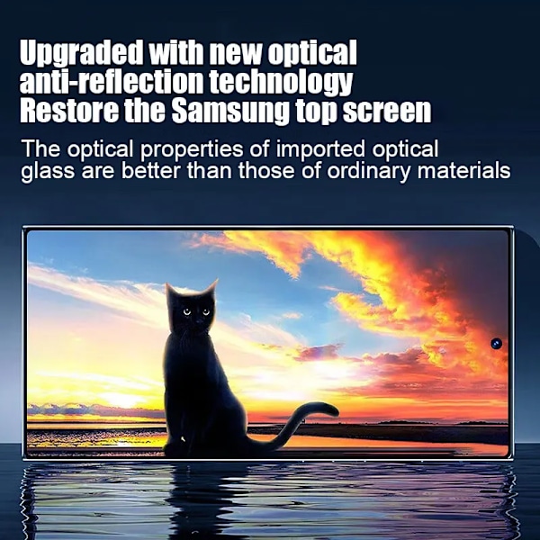 3 st UV-ljushärdande film för Samsung Galaxy S24 S23 S22 Ultra S21 S20 Ej skärmskydd i glas för Samsung Note 20 10 Plus Galaxy Note 10 Plus UV light curing film