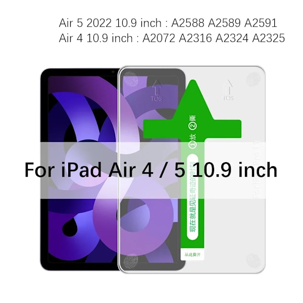 Härdat glas för iPad skärmskydd Pro 13 12.9 M4 A16 10:e 9:e 10 9 generationen Air 11 5 4 3 M2 M3 Mini 7 6 10.2 2025 film Air 4 Air 5