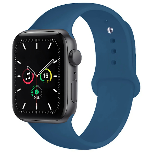 Silikon Sportarmband för Apple Watch strap 49mm 44mm 45mm 40mm 41mm 42mm 38mm armband iwatch series9 8 7 6 5 4 3SE Ultra 2 correa Linen U 38mm-40mm-41mm S-M