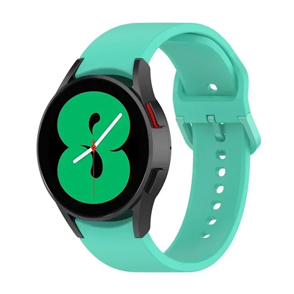 20mm Silikonarmband för Samsung Galaxy Watch 7/6/5/4 44-40mm pro Klockarmband för Galaxy Watch 6 4 Classic 43/47mm 42mm/46mm Armband Official mint 25 Galaxy 5- 5 pro