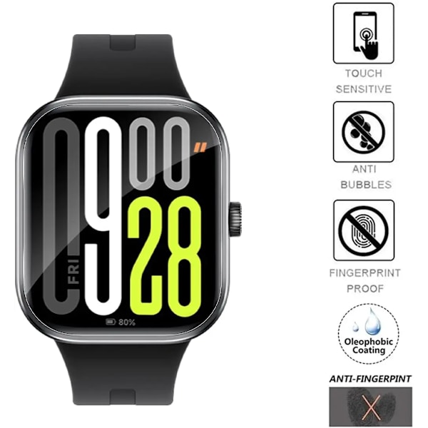 3 st TPU Hydrogel Filmer för Redmi Watch 5 Full Täckning Skyddsfilm Smartwatch Skärmskydd Tillbehör 3PCS for Redmi Watch5