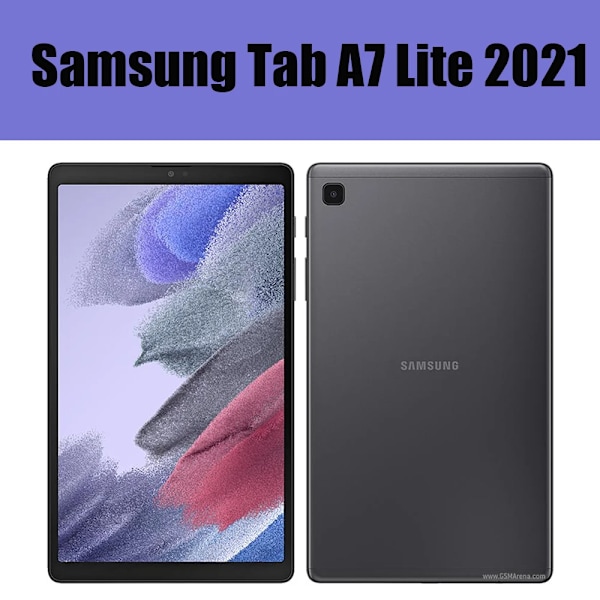 Smart Fodral För Samsung Galaxy Tab A7 Lite 2021 SM T220 T225 Skyddsskal Tab A7 lite 8.7\" SM-T220 SM-T225 Surfplatta Fodral Rose Red A7 Lite T220 T225