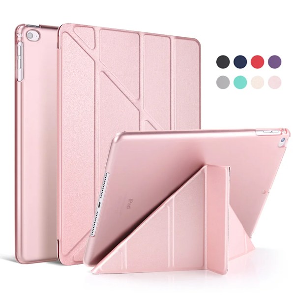 Fodral i silikon för iPad 2 3 4 Air 1 2 3 för iPad 10.2 9.7 6:e 7:e 8:e generationens fodral för iPad Pro 11 Air 2024 Mini 5 6 Capa Rose Gold For iPad 2 3 4 9.7in