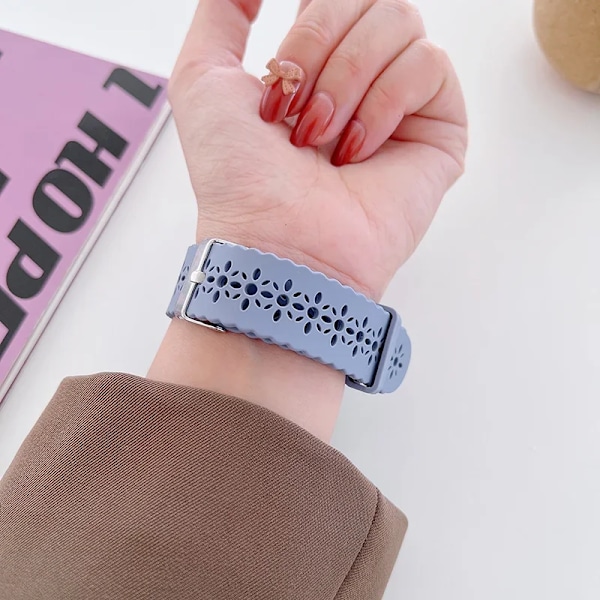 Silikonarmband för Apple Watch 44 mm 40 mm 38 mm 42 mm Ultra 2 49 mm Sportarmband iwatch Series 9 7 8 6 Se 5 4 3 41 mm 45 mm band Teal-8 38mm 40mm 41mm