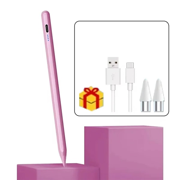 Stylus Pennor För Samsung Galaxy Tab A9 A9+ S9FE S9+S8+S7+S7FE S6lite A7 A8 A7lite Uppladdningsbar Tilt Känslighet Penna för Android M503 Pink