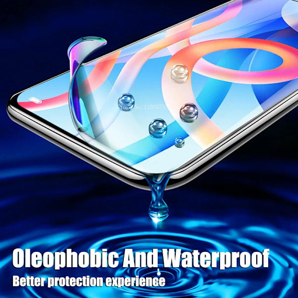 4 st Hydrogelfilm för Redmi Note 10 11 Pro 10S 11S 10A 10C Skärmskydd Xiaomi Redmi Note 8 9 Pro 9S 9T 9A 9C Snabb Leverans Redmi 10C Hydrogel film
