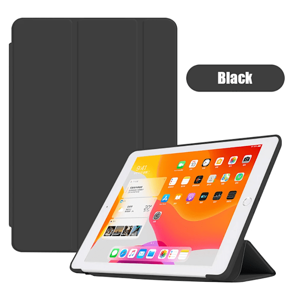 Skal för iPad Air 11 13 M2 2024 Pro 11 13 För Pro 11 12.9 10:e Gen Air 10.9 iPad 5/6:e 9.7 10.5 7/8/9:e 10.2 Mini 6 Fodral Black iPad 7th 8th 9th10.2