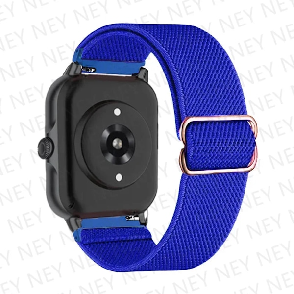 20mm/22mm Glänsande elastiskt armband för Amazfit gts 4-3-2-2e-mini/GTR 4/3 Pro band Amazfit Bip 5/Bip3 pro/Balance/GTS/GTR 4-3-2 armband Blue 28 22mm watch band