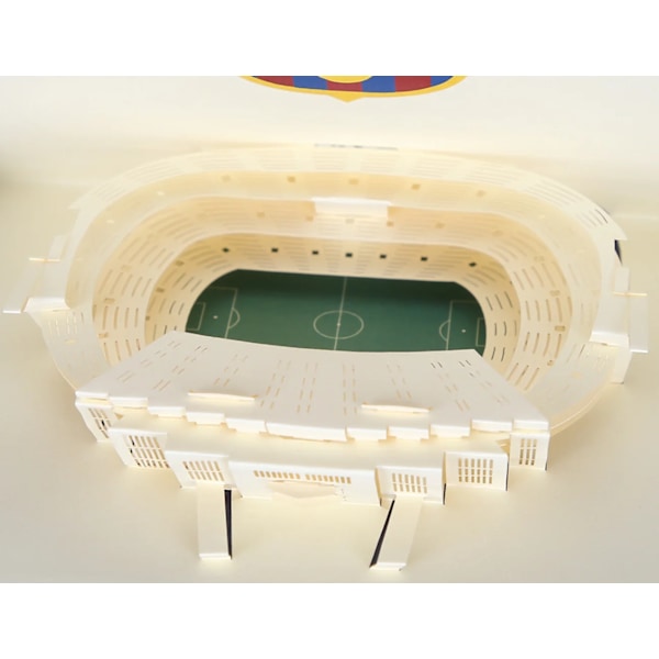 Pop UP 3D Födelsedagskort Världsattraktioner Kort Affärsinbjudan Pojke Gåva Hälsning Turistvykort för Pojkvän Pappa Present FCB club