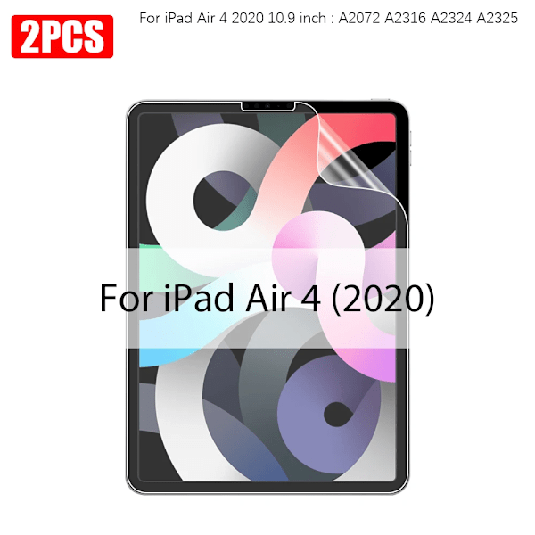 2 st Pappersliknande Skärmskydd för Ipad 10 10:e Pro 13 M4 12.9 2025, Ipad Air 11 5 4 M3 M2 A16 9:e Generationen Mini 6 7 Air 4 2020