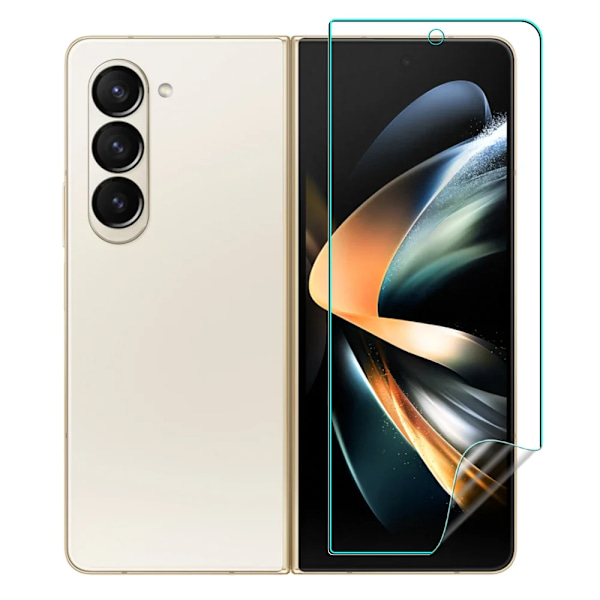 Hydrogel Film för Samsung Galaxy Z Fold 5 5G Skärmskydd Framsida Baksida Insida med Gångjärnsskydd Heltäckande för Z Fold5 Outer Screen Film For Z Fold 5