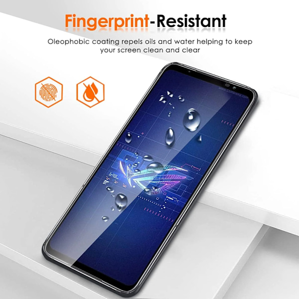 Skärmskydd i härdat glas med full täckning för ASUS ROG Phone 5/5Pro 5/5s/5s Pro 5 Ultimate 6/6 Pro/ 6D/ 6D Ultimate 7/7Ultimate For 6Batman Edition 3 piece