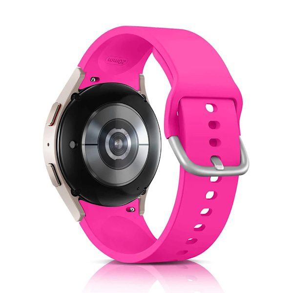 Silikonarmband för Samsung Galaxy Watch 7 6 5 4 44mm 40mm pro 45mm Sport 20mm Klockarmband Armband Galaxy Watch6 Classic 43mm 47mm Barbie Watch 7 6 5 44mm