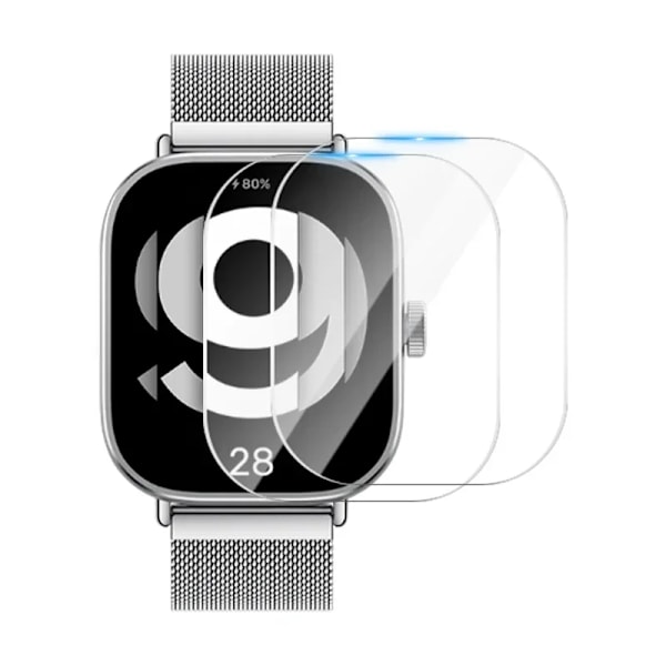 Skärmskydd Härdat Glas för Xiaomi Redmi Watch 5 Active Smartklocka Anti-Repa för Mi Redmi Watch 5 4 Skyddsfilm 2-Pcs Redmi Watch 5 Active