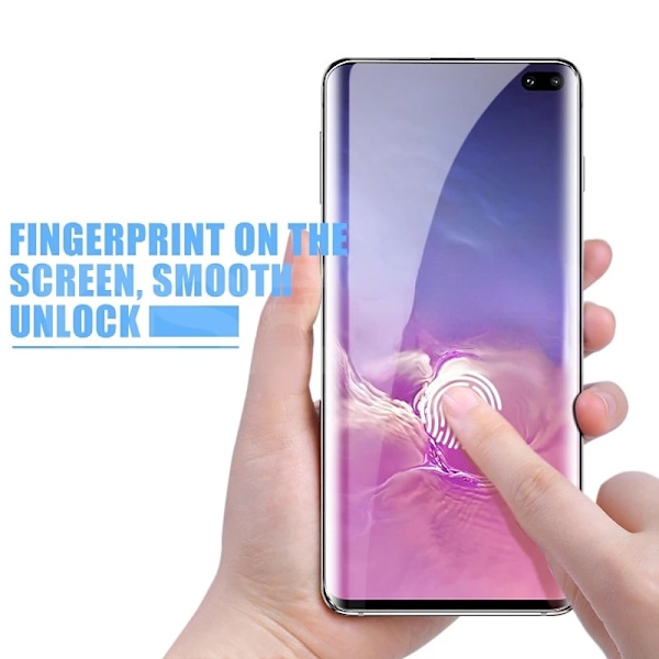 Härdat glas för Samsung Galaxy S10 5G S9 S8 Plus S7 S6 Edge Plus S10E 20D Böjd Fullständigt skärmskydd GALAXY S8 Plus