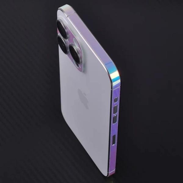 Luminous Edge Film Sidokant för iPhone 15 Pro Max 14 Färg Skin Anti-Repa för iPhone 15Pro Max Kantdekal For iPhone 15 Plus