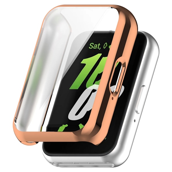 Mjukt TPU Skydd Skal Fullskärmsskydd Fodral För Samsung Galaxy Fit 3 / Fit3 SM-R390 1 transparent For Galaxy Fit 3