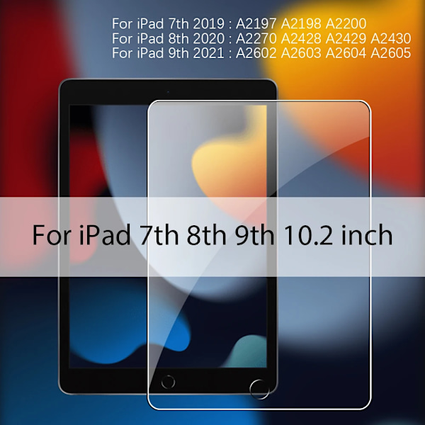 Härdat glas för iPad Pro 11 4:e 12.9 6:e 12 9 Air 5 4 skärmskydd för iPad 10 10:e 9:e generationen Mini 6 10.2 2022 tillbehör 7th 8th 9th 10.2inch