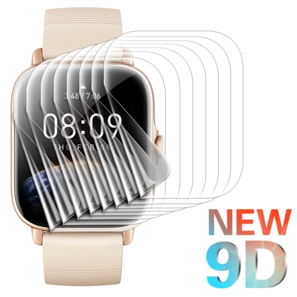 För Amazfit GTS 3 GTS2 GTS 4 Mini Mjukt Skärmskydd Smartwatch Anti-repa TPU Film För Huami Amazfit GTS 3 GTS4 4Mini Film For GTS 2 Mini 3Pcs